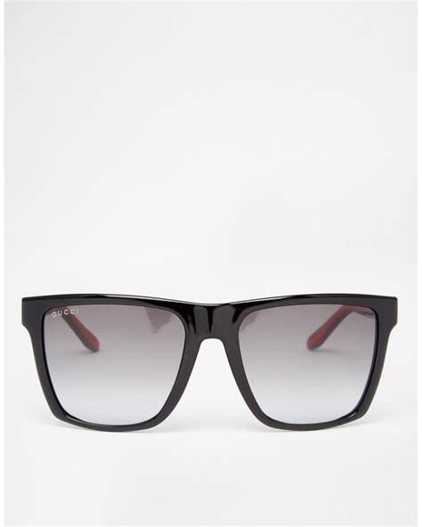 gucci men's wayfarer polarized sunglasses.